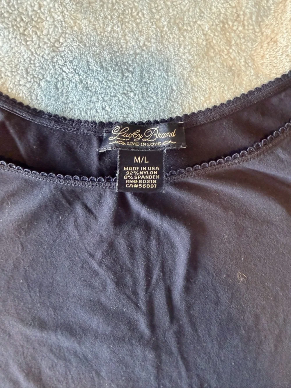 Lucky Brand Black Spaghetti Strap Camisole - Picture 2 of 3